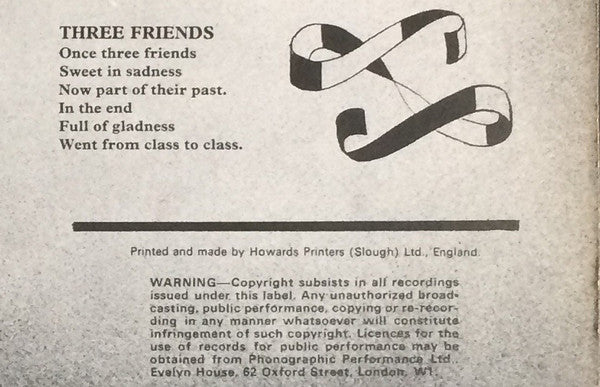 Gentle Giant -Three Friends