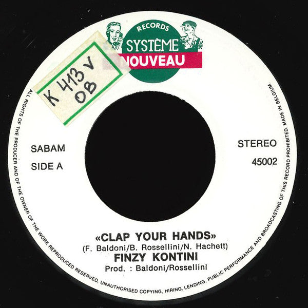 Finzy Kontini -Clap Your Hands