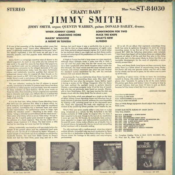 The Incredible Jimmy Smith* - Crazy! Baby