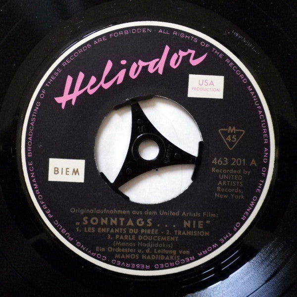 Melina Mercouri - Sonntags...Nie