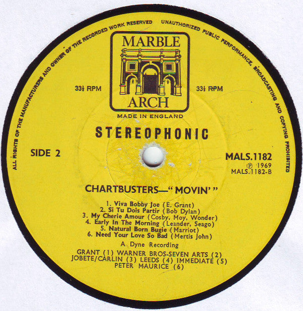 Chartbusters* -Movin'