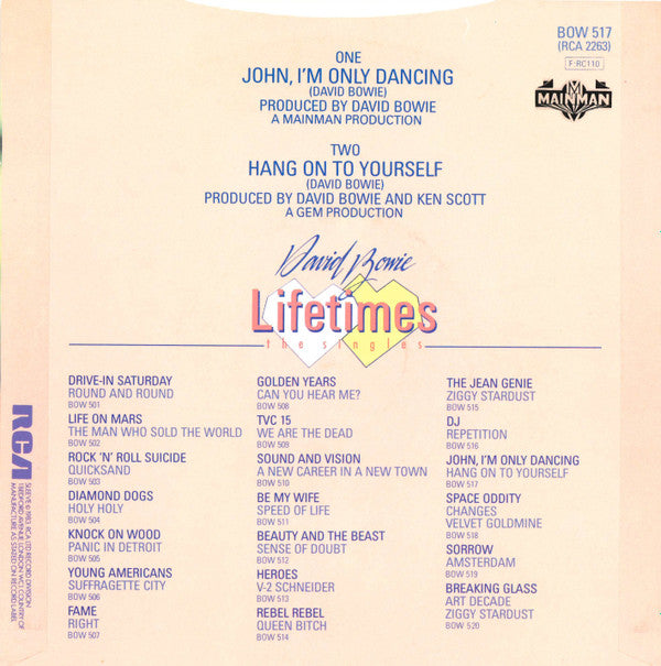 David Bowie - John, I'm Only Dancing