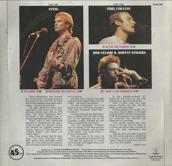 Various -The Secret Policeman's Other Ball (Airplay Sampler E.P.)