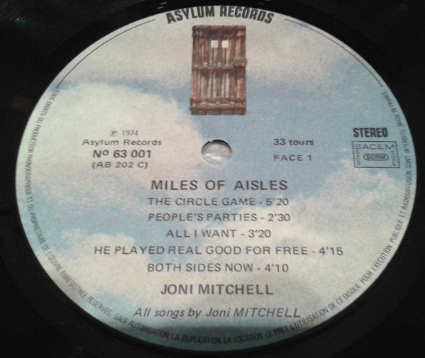 Joni Mitchell And The L.A. Express -Miles Of Aisles