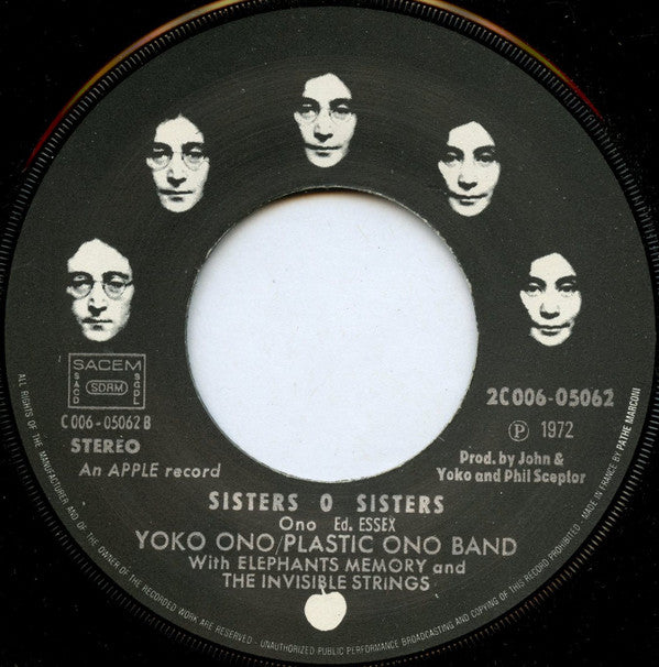 John Lennon / Yoko Ono / Plastic Ono Band* With Elephant's Memory* And Invisible Strings -Woman Is The Nigger Of The World