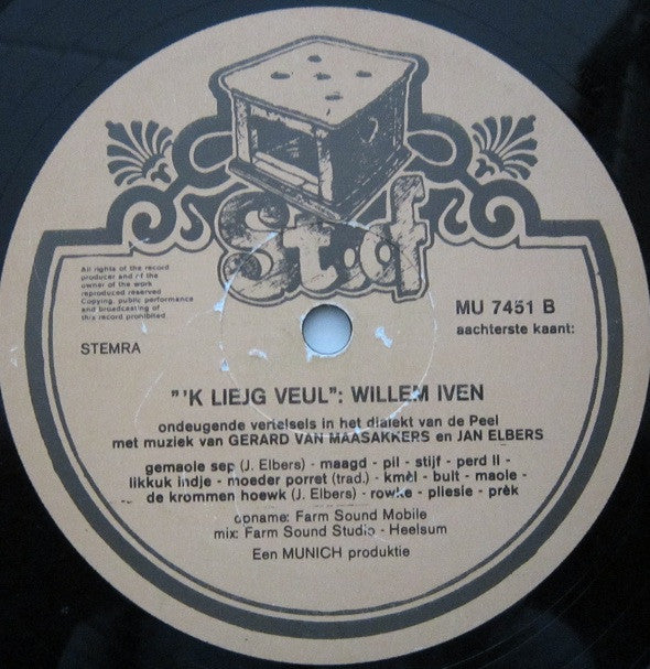 Willem Iven -'K Liejg Veul
