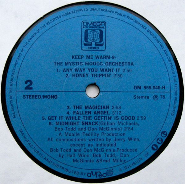 Mystic Moods* -Keep Me Warm