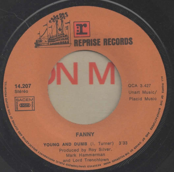 Fanny (2) -Young & Dumb / Knock On My Door