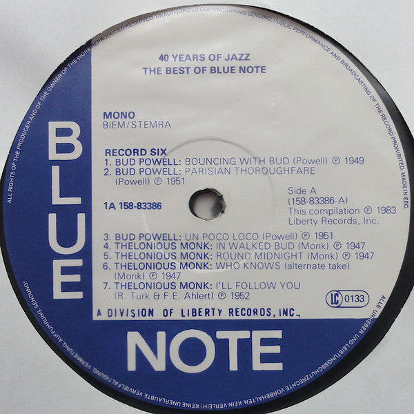 Various - 40 Years Of Jazz - The Best Of Blue Note - Box 2
