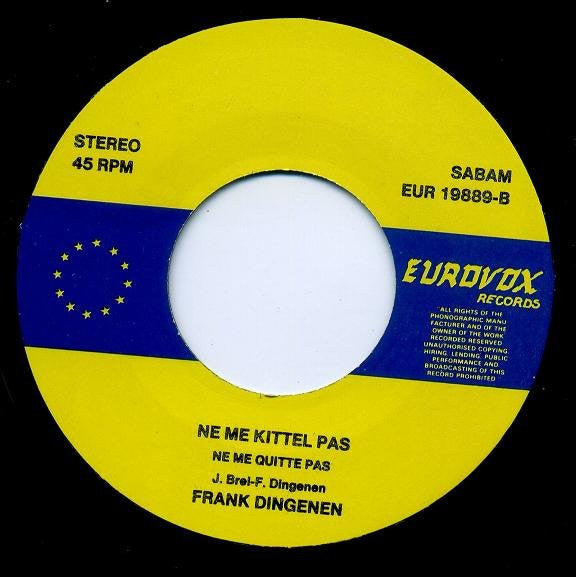 Frank Dingenen & Zijn Vier Windpokken -Liever Armand Pien
