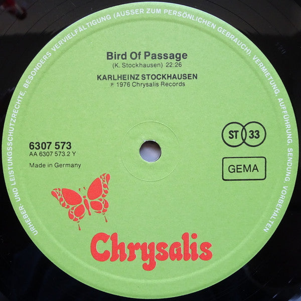 Karlheinz Stockhausen -Ceylon / Bird Of Passage