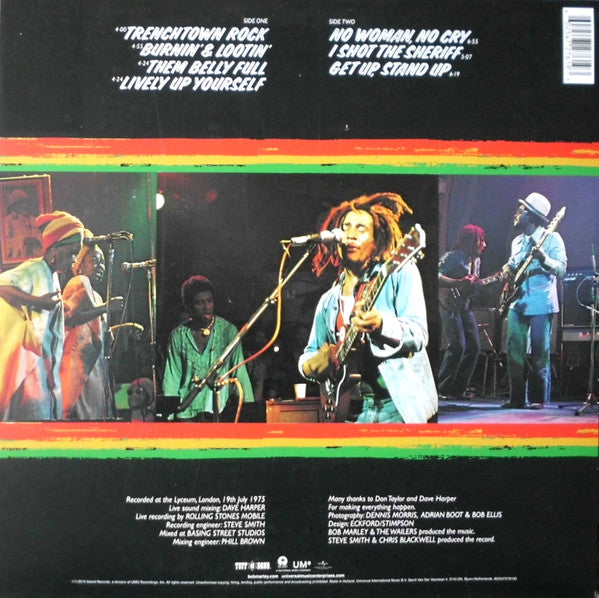 Bob Marley & The Wailers -Live!