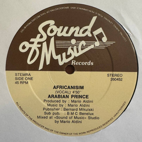Arabian Prince - Africanism