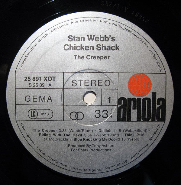 Stan Webb's Chicken Shack -The Creeper
