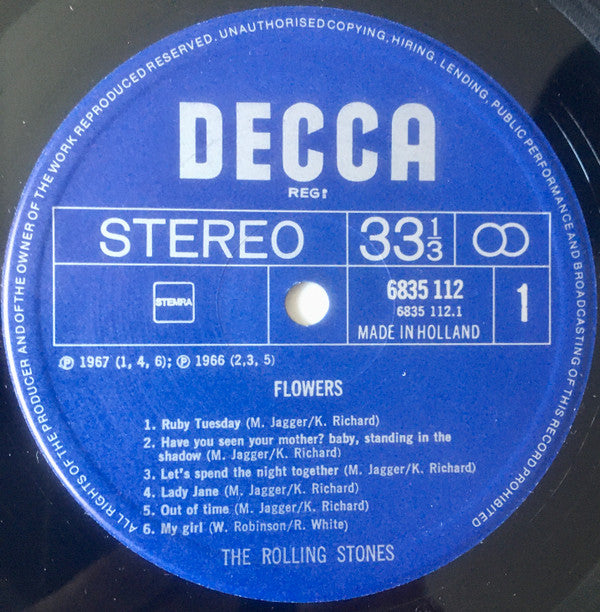 The Rolling Stones -Flowers