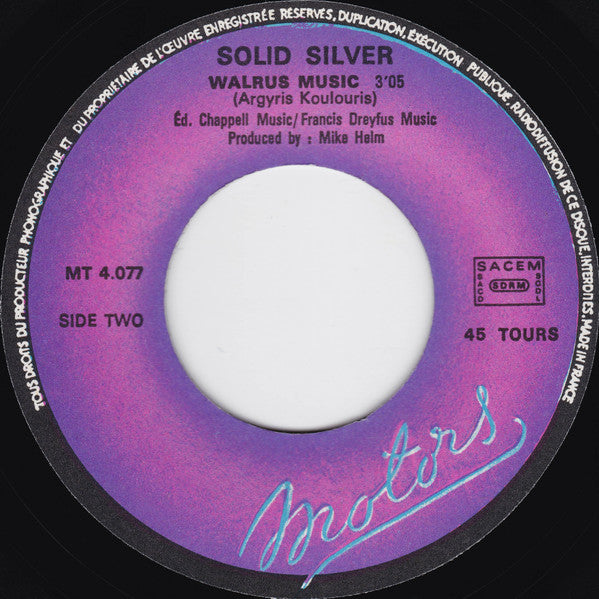 Solid Silver -Summertime