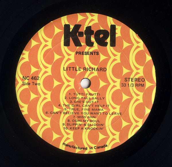 Little Richard -K-tel Presents Little Richard Live! 20 Super Hits