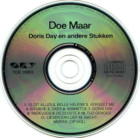 Doe Maar -Sinds 1 Dag Of 2 (32 Jaar) En Andere Grote Hits