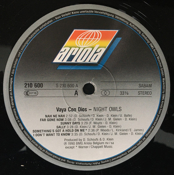 Vaya Con Dios -Night Owls