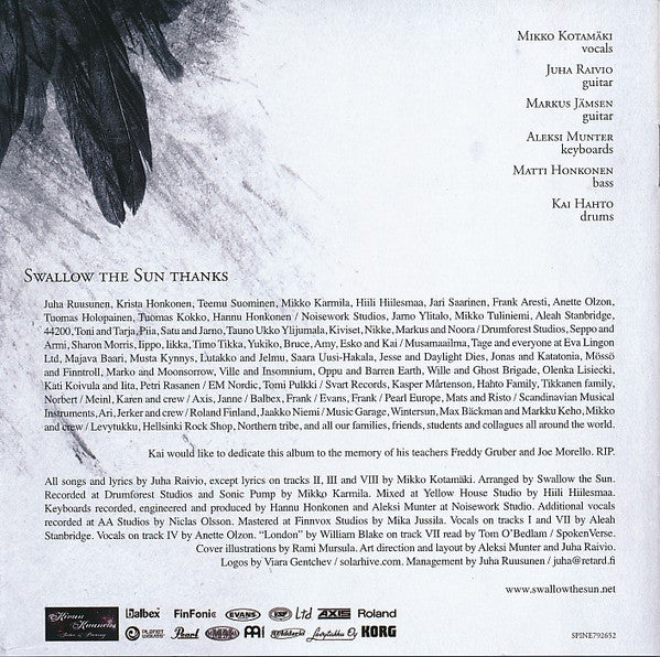 Swallow The Sun -Emerald Forest And The Blackbird