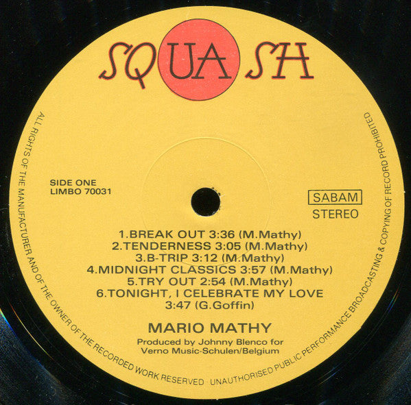 Mario Mathy -Break Out