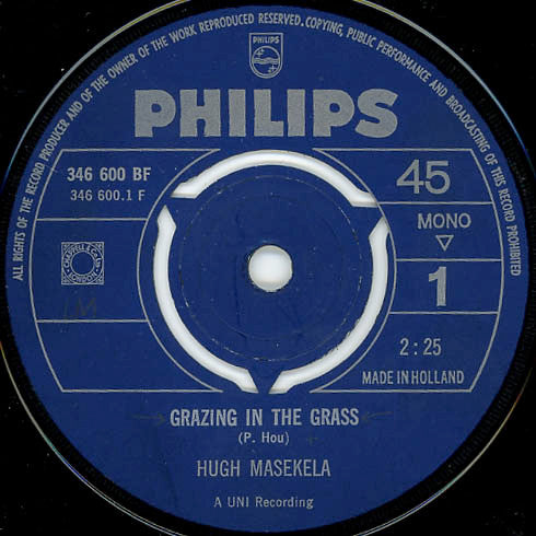 Hugh Masekela -Grazing In The Grass / Bajabula Bonke
