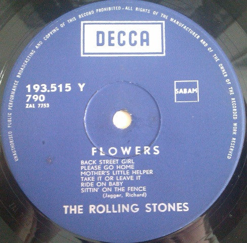 The Rolling Stones -Flowers