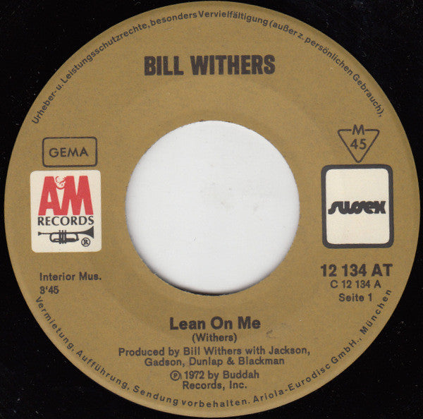 Bill Withers -Lean On Me