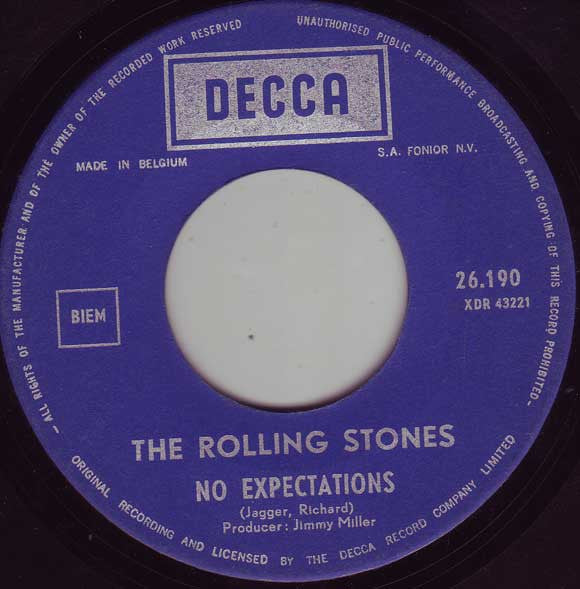 The Rolling Stones -Street Fighting Man / No Expectations