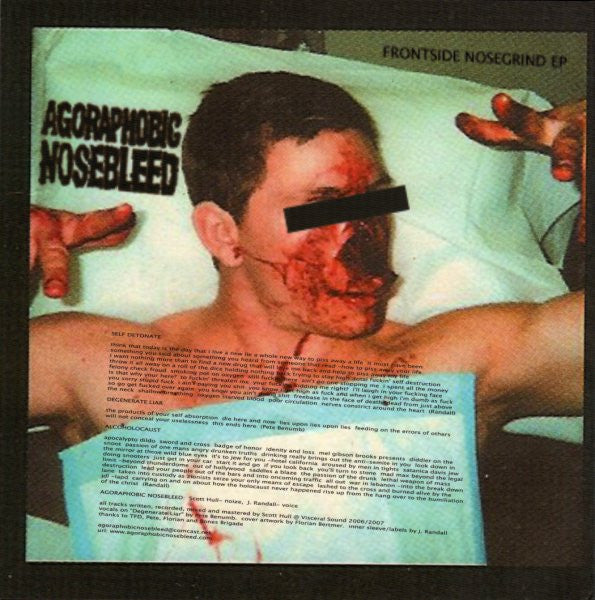 Agoraphobic Nosebleed / Total Fucking Destruction -Frontside Nosegrind EP