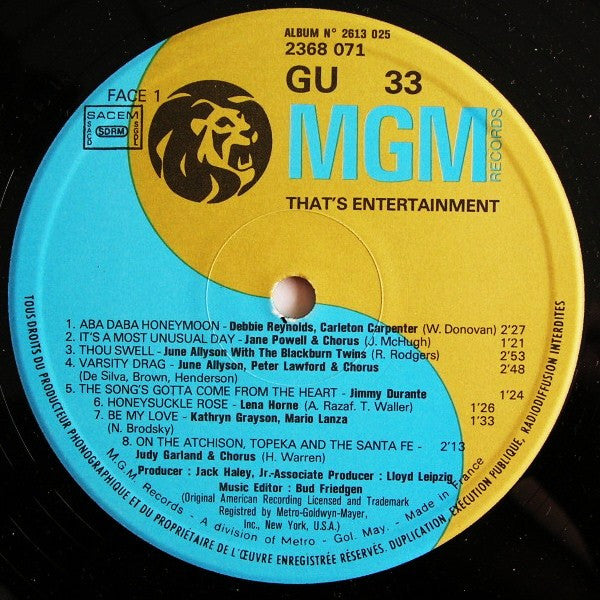 Various - Music From The Original Motion Picture "Il Était Une Fois À Hollywood" (That's Entertainment)