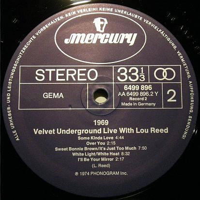 The Velvet Underground -1969 Velvet Underground Live With Lou Reed