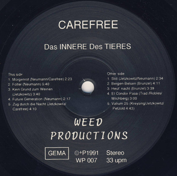 Carefree -Das Innere Des Tieres