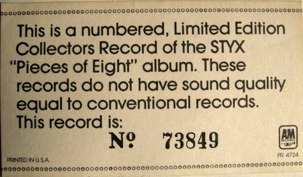 Styx - Pieces Of Eight