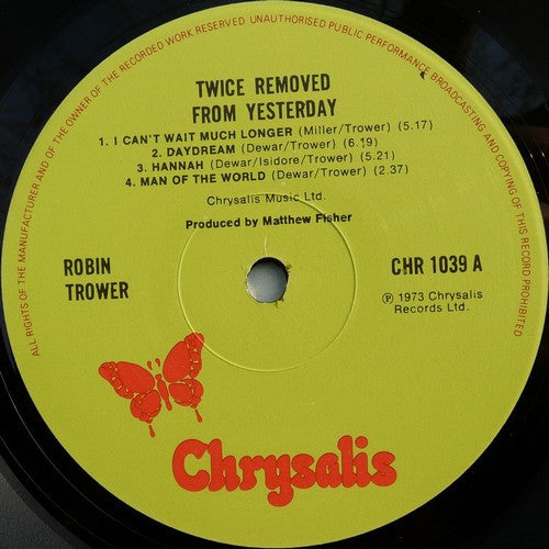 Robin Trower -Twice Removed From Yesterday