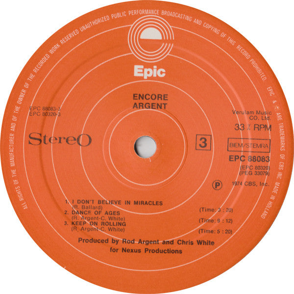 Argent -Encore
