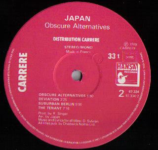 Japan -Obscure Alternatives