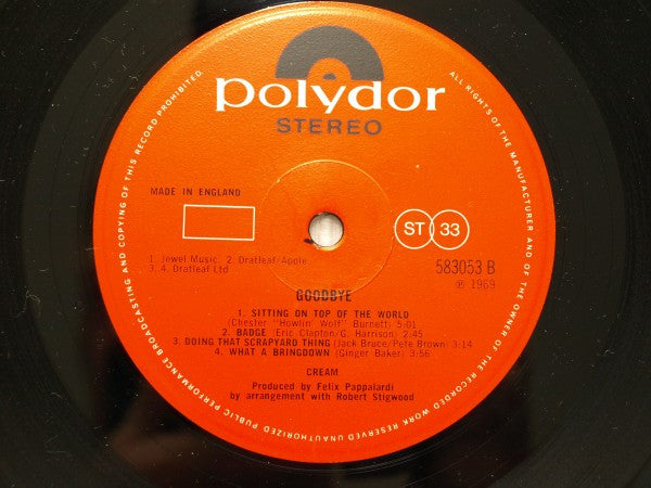Cream (2) -Goodbye