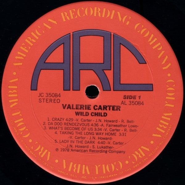 Valerie Carter -Wild Child
