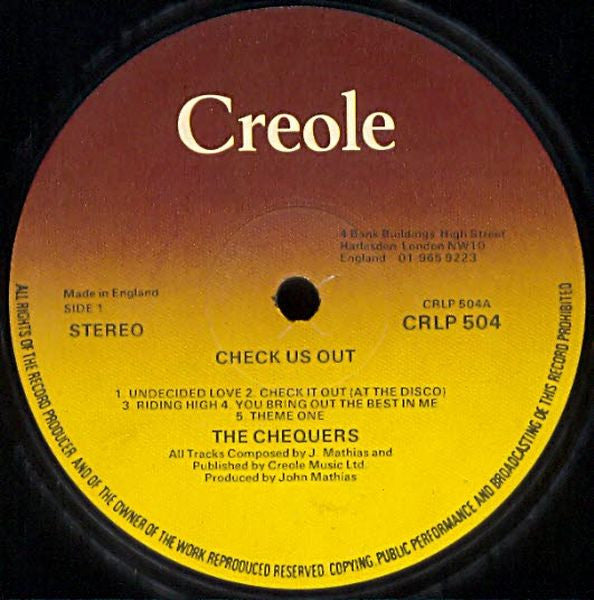 The Chequers - Check Us Out