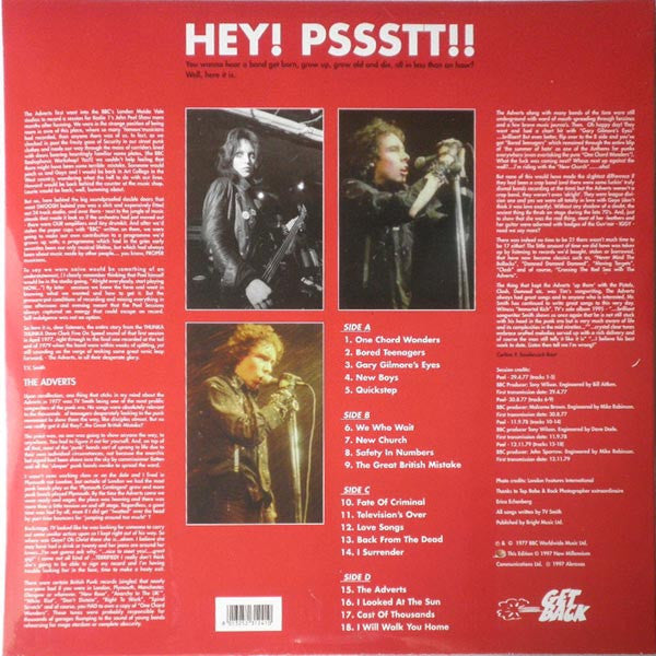 The Adverts -The Wonders Don't Care (The Complete Radio Recordings)