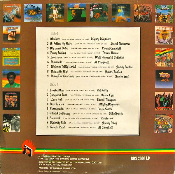 Various -Burning Sampler - Reggae Hits