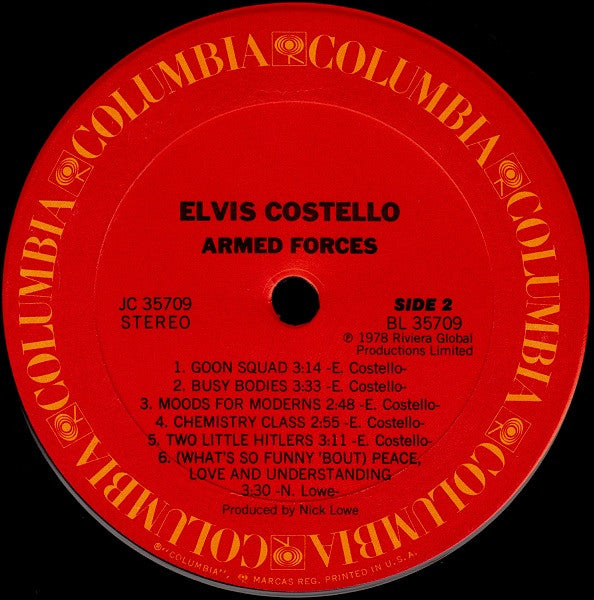 Elvis Costello And The Attractions* -Armed Forces