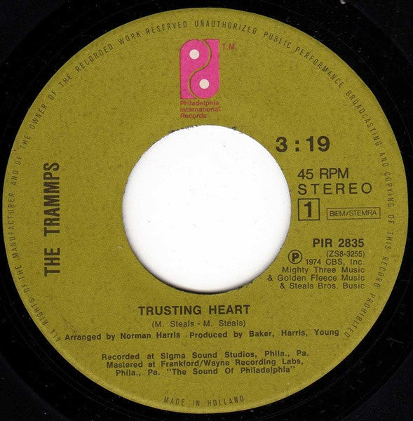 The Trammps - Trusting Heart