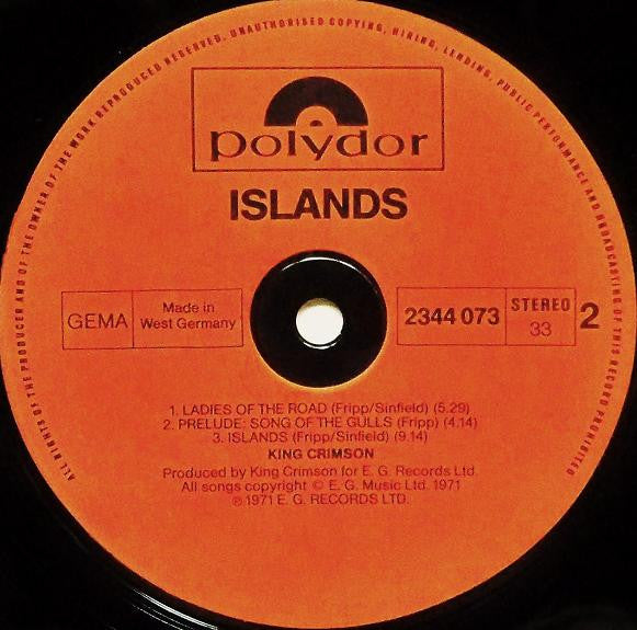 King Crimson -Islands