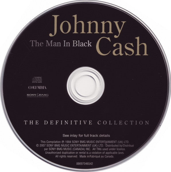 Johnny Cash -The Man In Black: The Definitive Collection