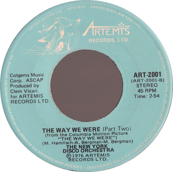 The New York Disco Orchestra -The Way We Were