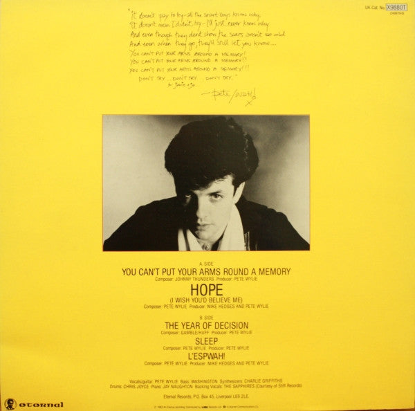 Wah! - Hope (I Wish You'd Believe Me)