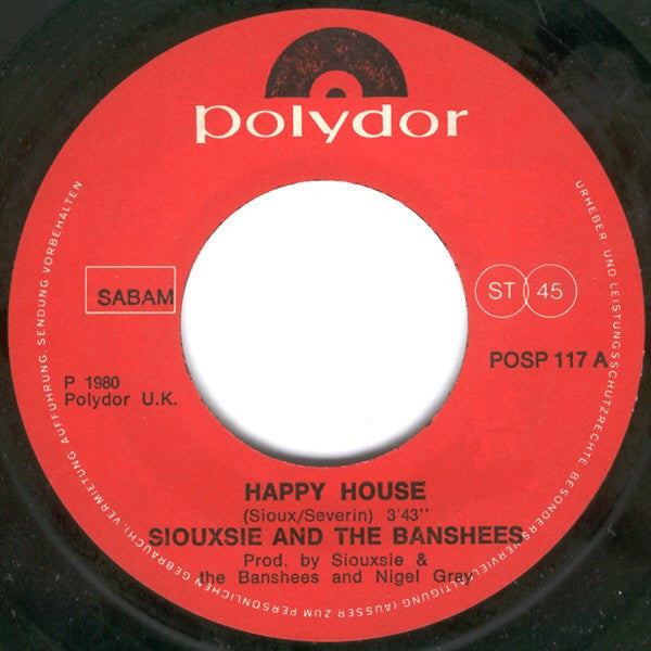 Siouxsie And The Banshees* -Happy House