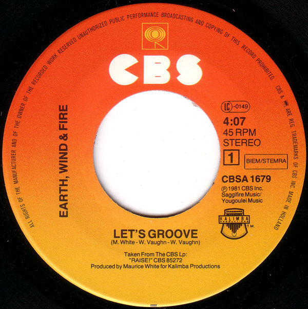 Earth Wind & Fire* -Let's Groove